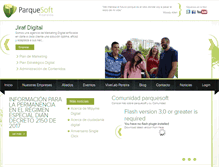 Tablet Screenshot of parquesoftpereira.com